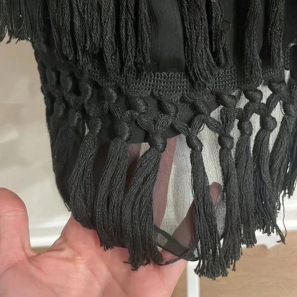 Endless Rose Crochet Mini Skirt in Black - Picture 6 of 14